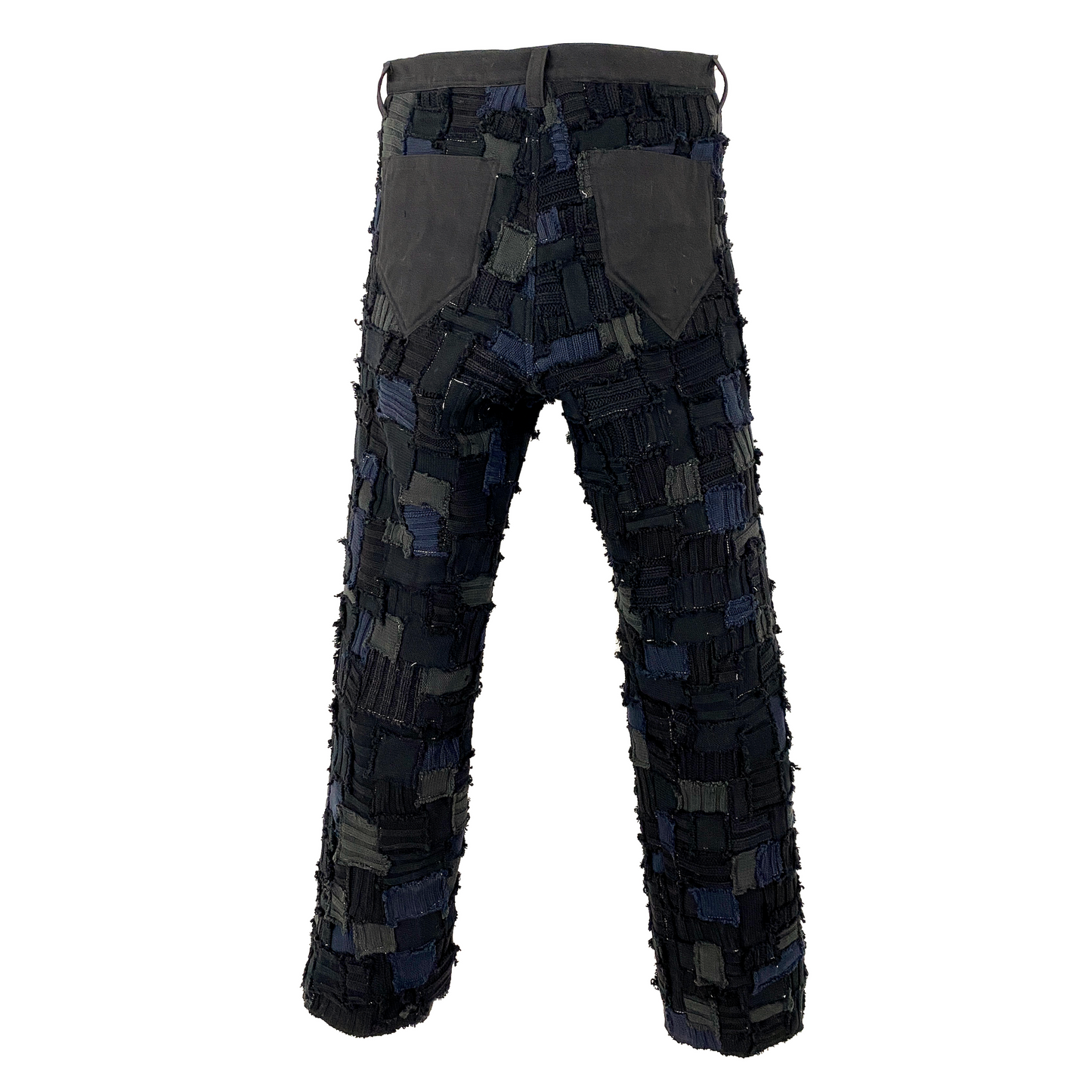 Knit Patchwork Trousers