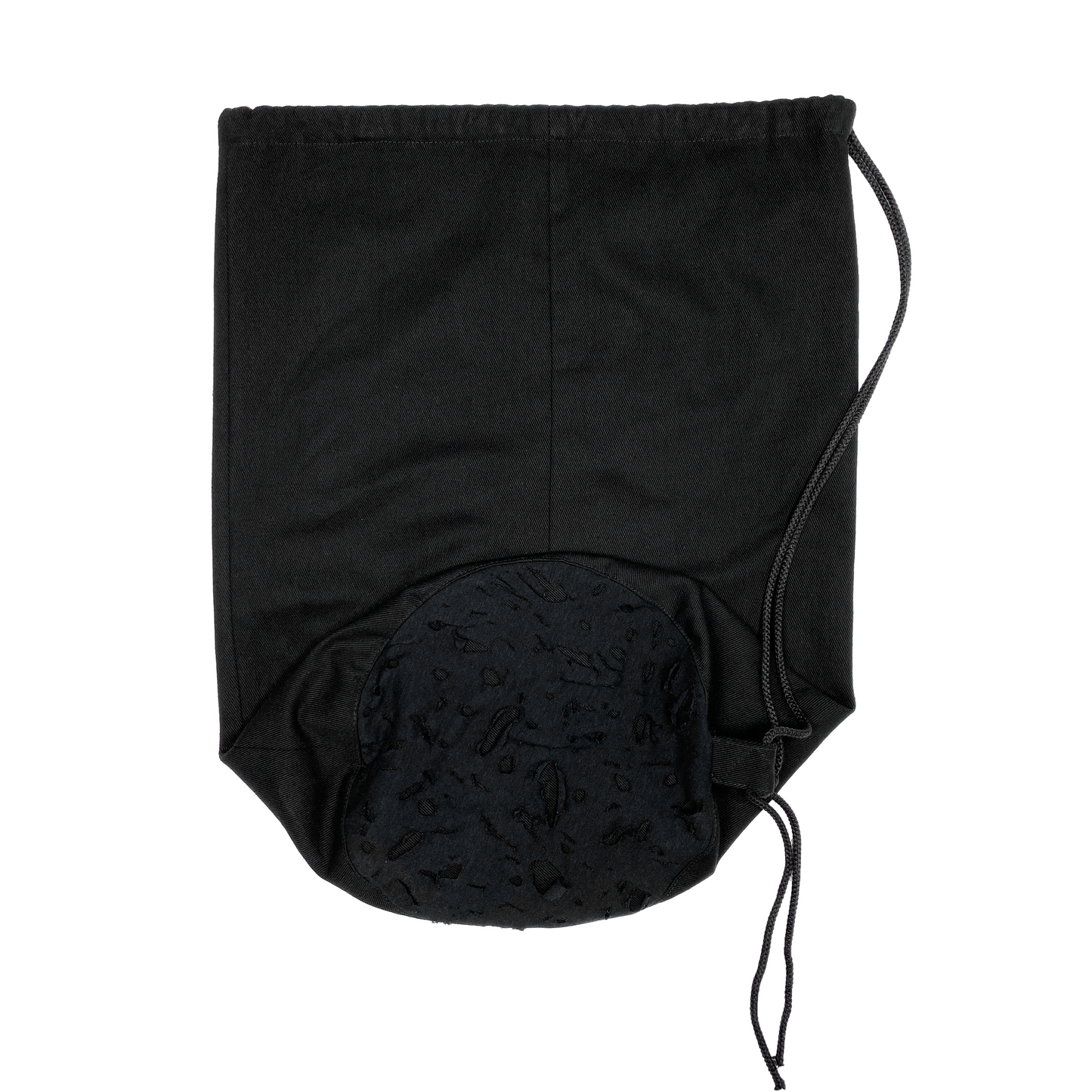 Black Denim Cinch Bag V1