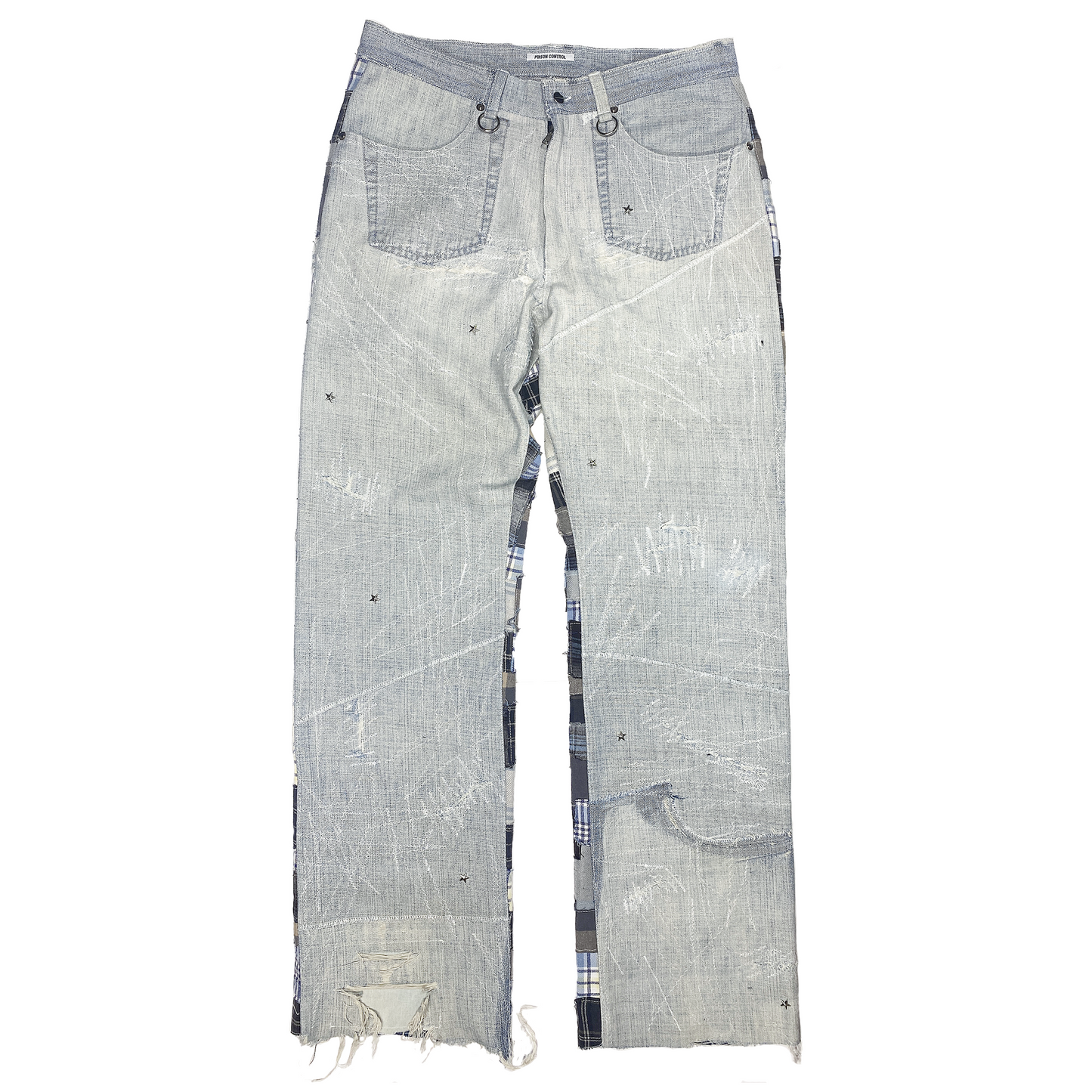 Flannel Patch Jeans